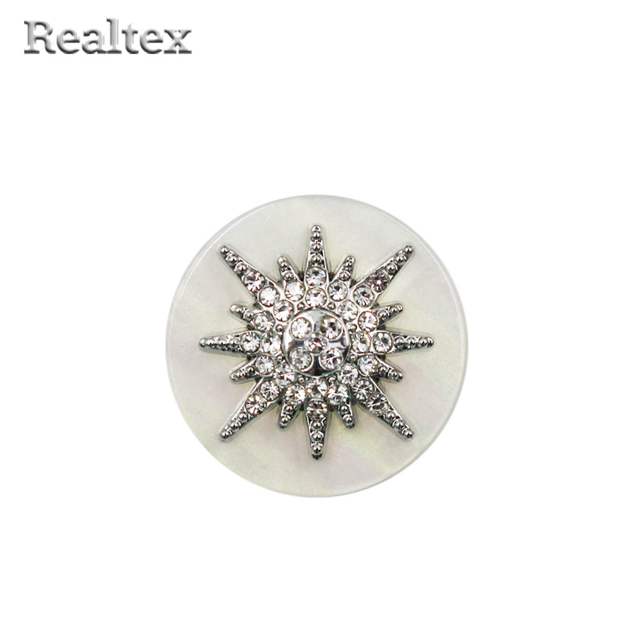 Пуговицы ME 674 40L (12шт) цв.White/S