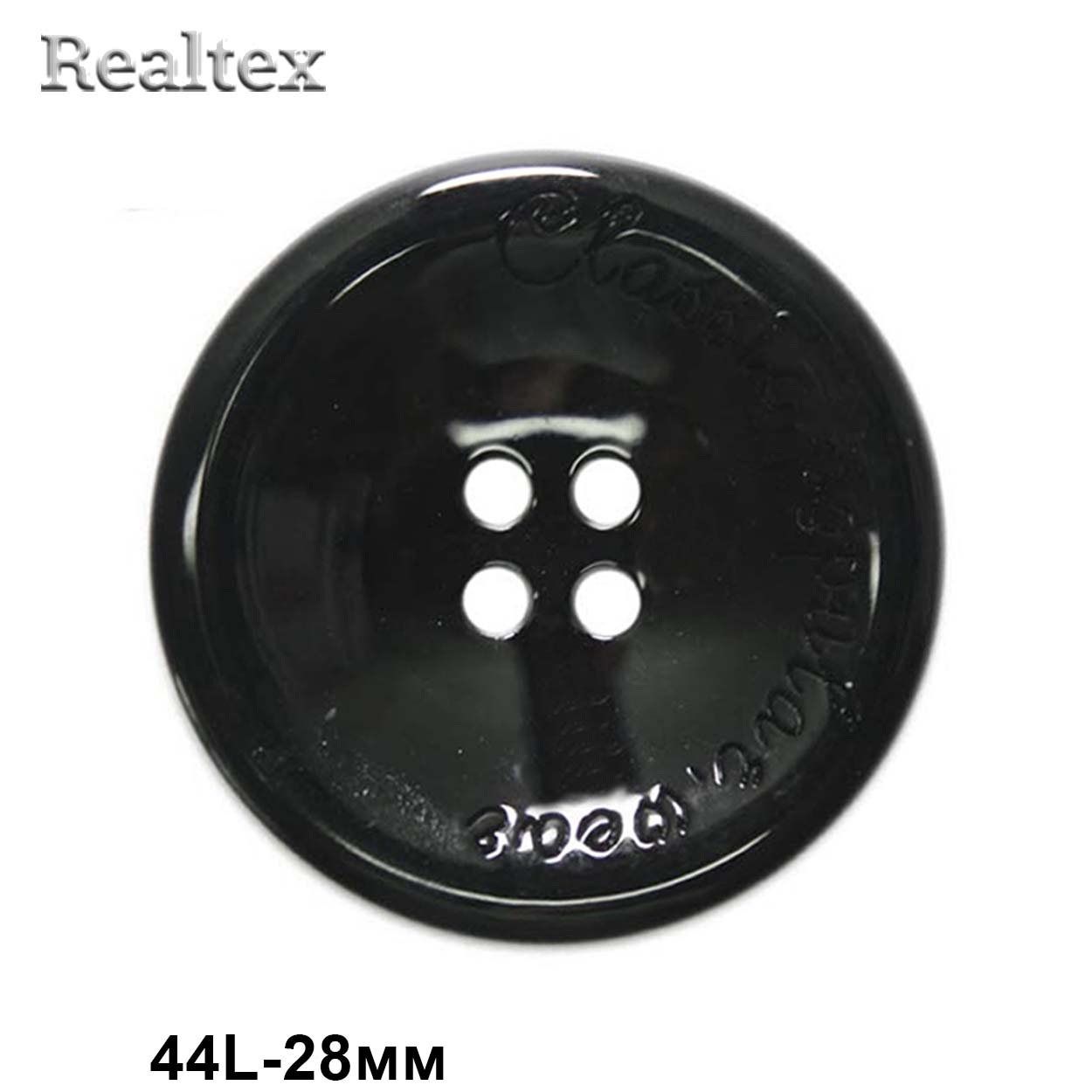 Пуговицы CN A054 44L (36шт) цв.Blk-200