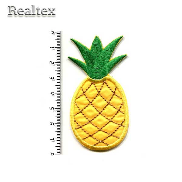 Термоаппликации детские 7016 "Ананас" цв.желтый