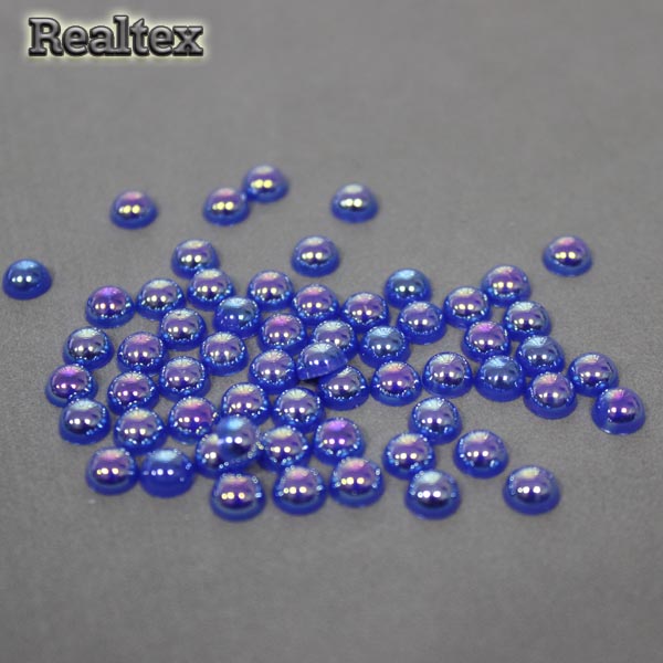 Полу-бусы 6мм (20гр) цв.АВ электрик