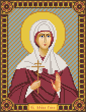 Рисунок на канве для бисера НС С9141 "Св.Мч.Раиса" 