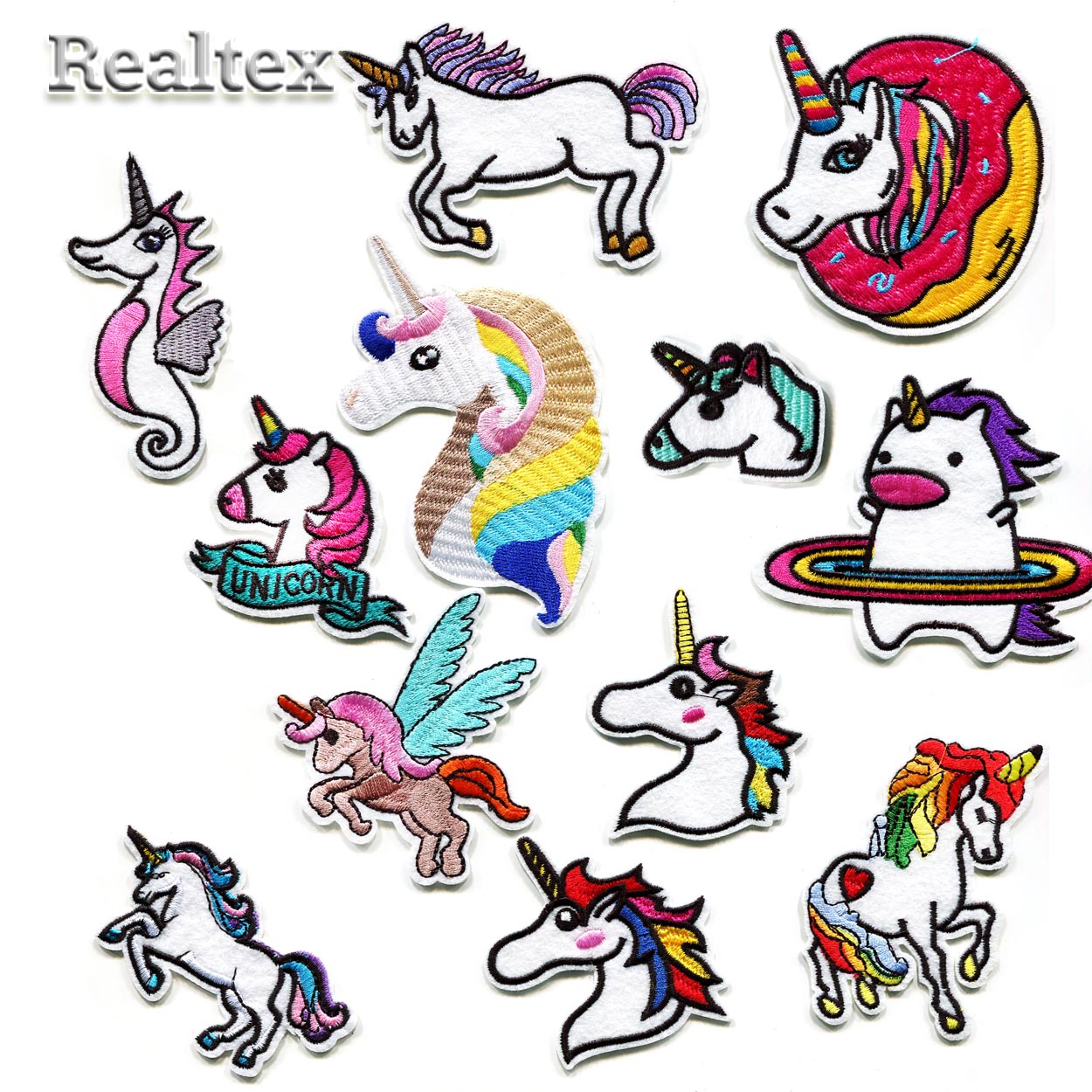 Термоаппликации детские RS 1146 "Единорожки" цв.ассорти