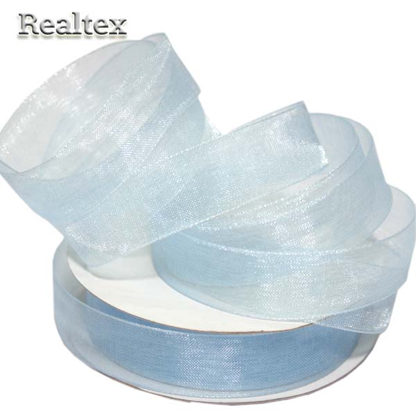 Лента капроновая 15мм Realtex цв.0280 голубой