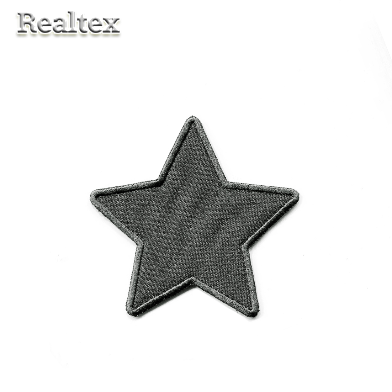 Термоаппликации 016 "Звезда" цв.серый