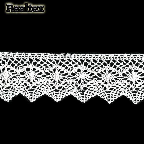 Кружево вязаное  60мм 60.01.198 цв.01 белый