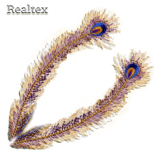 Термоаппликации R-3 "Перо" цв.mix