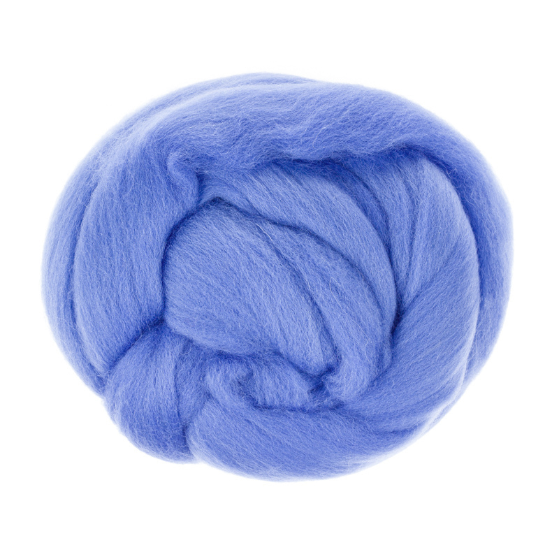 Шерсть для валяния TFS-050 полутонкая (50гр) цв.0070 лесной колокольчик
