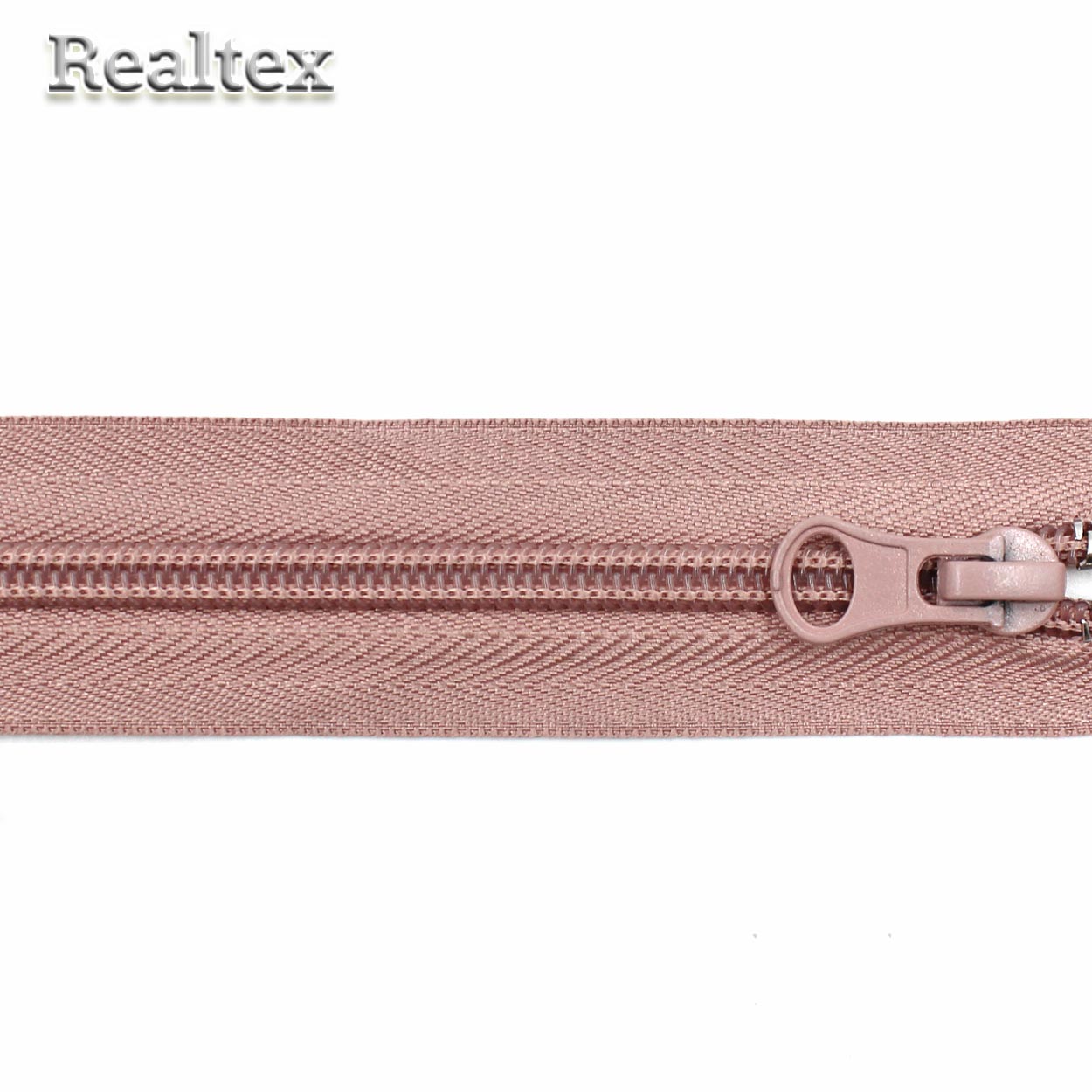 Молния витая Т.5 40см разъемная цв.221S чайная роза