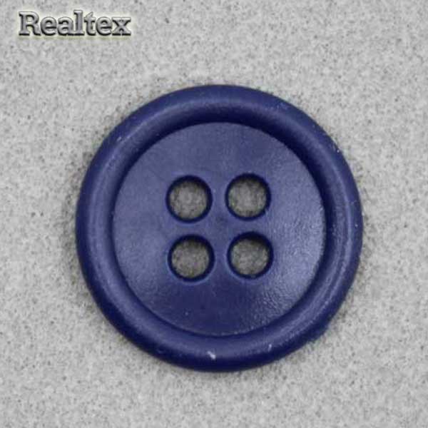 Пуговицы 4 прокола 23мм КЛ 23-4 цв.темно-синий