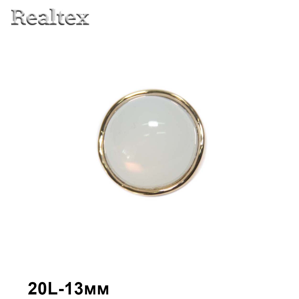 Пуговицы TI 2774 20L (36шт) цв.White/G