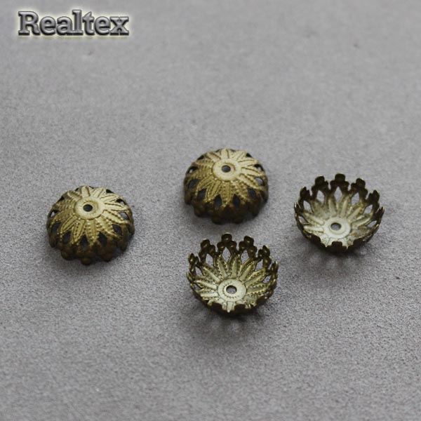 Розетка для бус K18 d-13мм цв.бронза