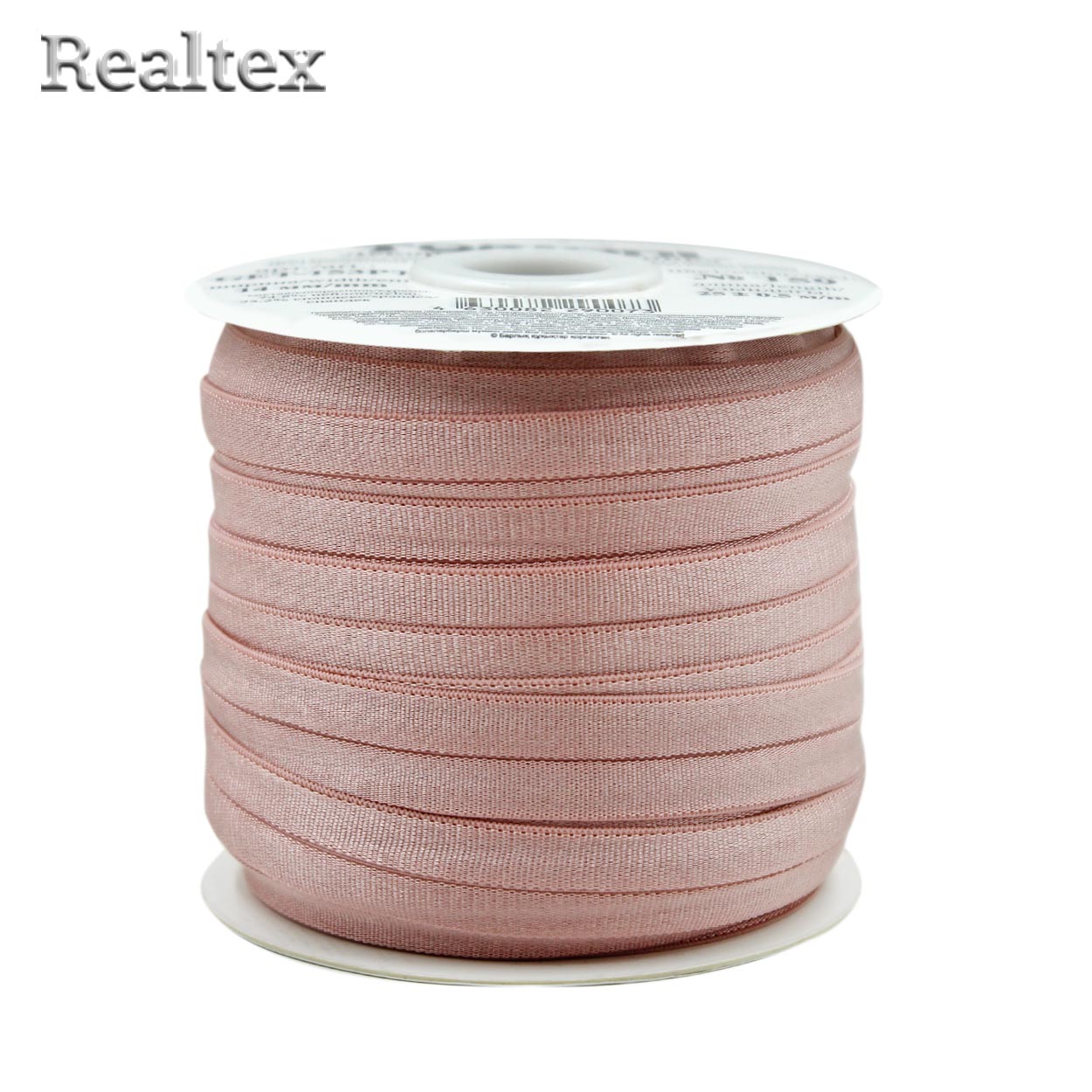 Косая бейка стрейч GET-153PT 14мм (25м) цв.159 розово-бежевый