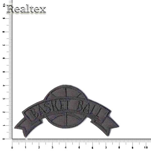 Термоаппликации 50973 "Basketball" цв.черный/черный