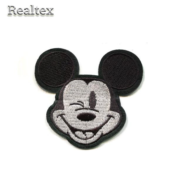  Термоапплиации детские Реалтекс RT-028 "Голова Микки Мауса"