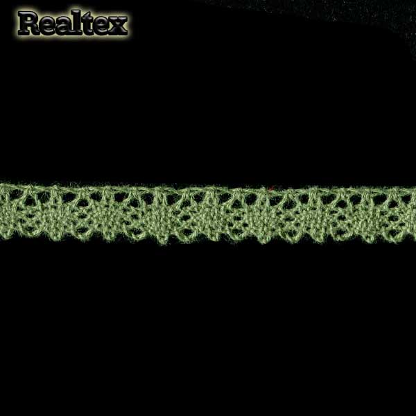 Кружево вязаное  12мм 12.01.057 цв.32 хаки