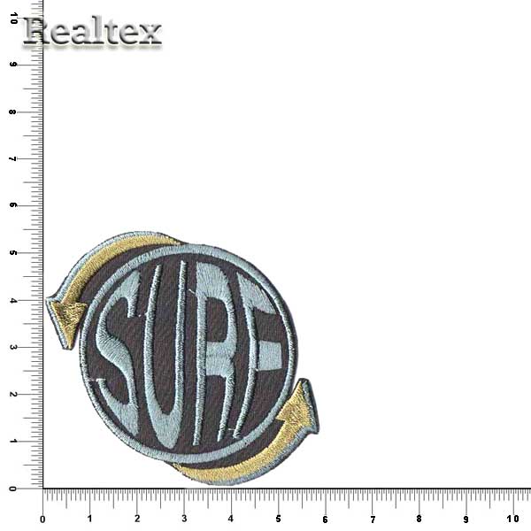 Термоаппликации 15557 "Serf" цв.черный/белый