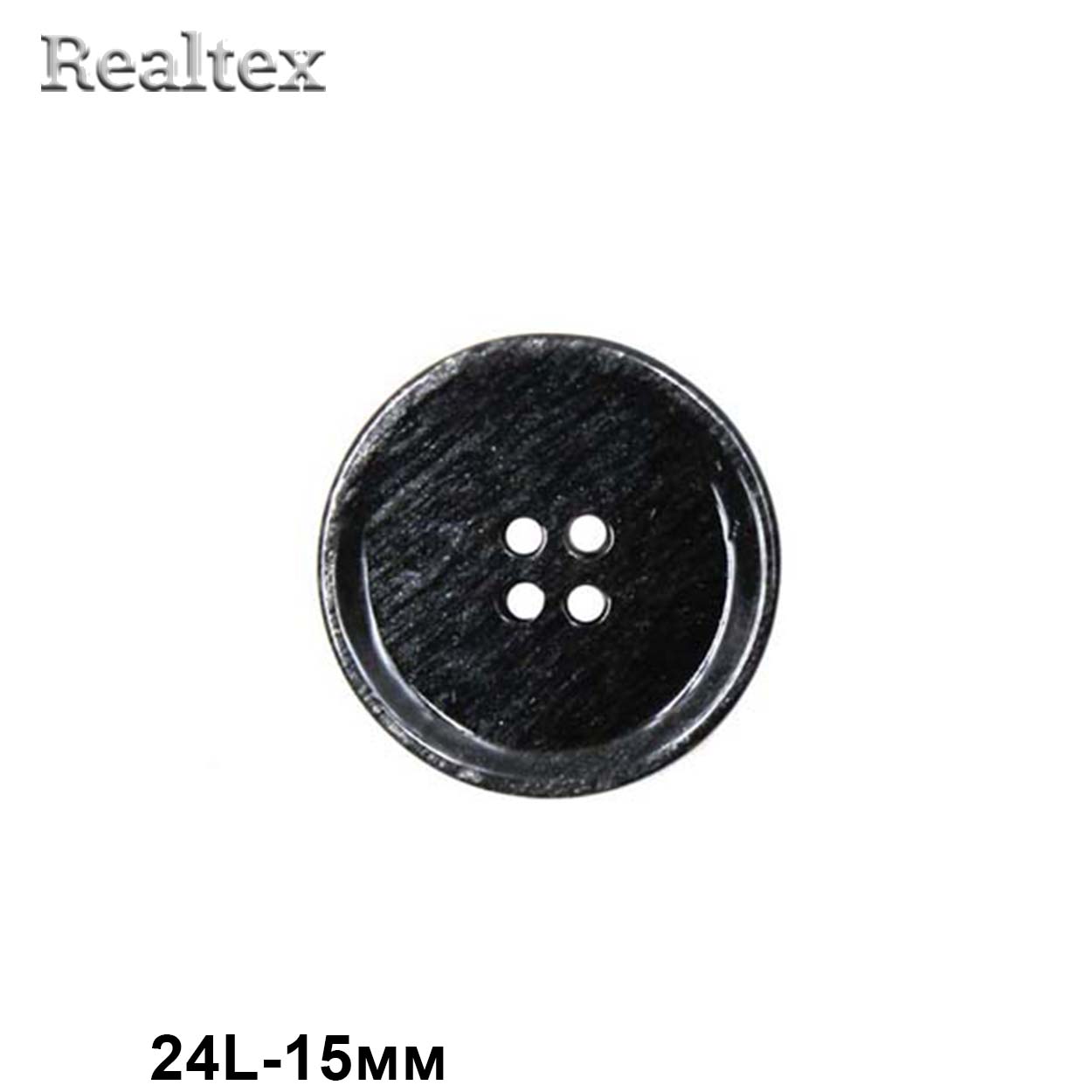 Пуговицы CN 2710 24L (72шт) цв.Black