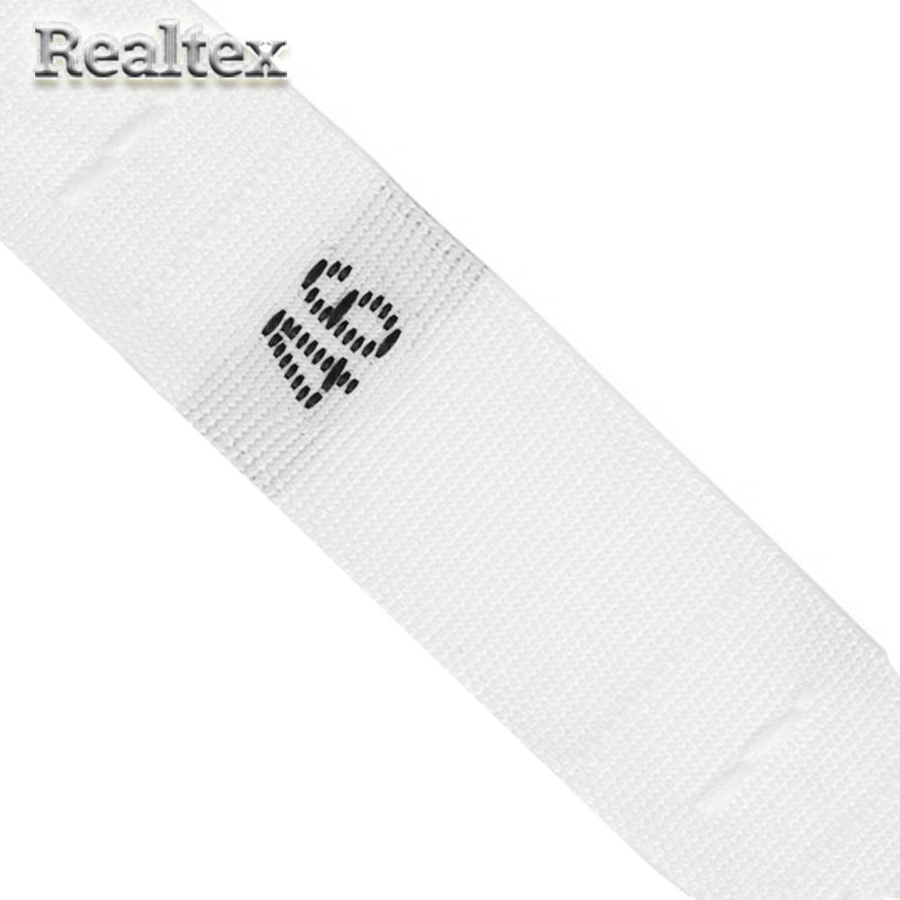 Размерники жаккардовые ТВ 46 тафта 10*32мм (500шт) цв.белый