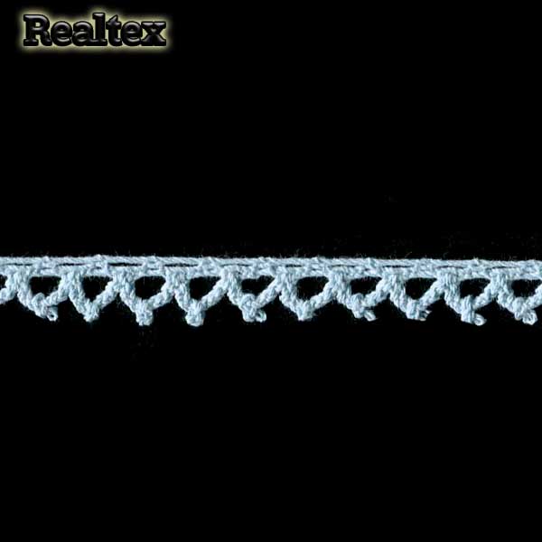 Кружево вязаное  13мм 13.01.108 цв.20 св.голубой