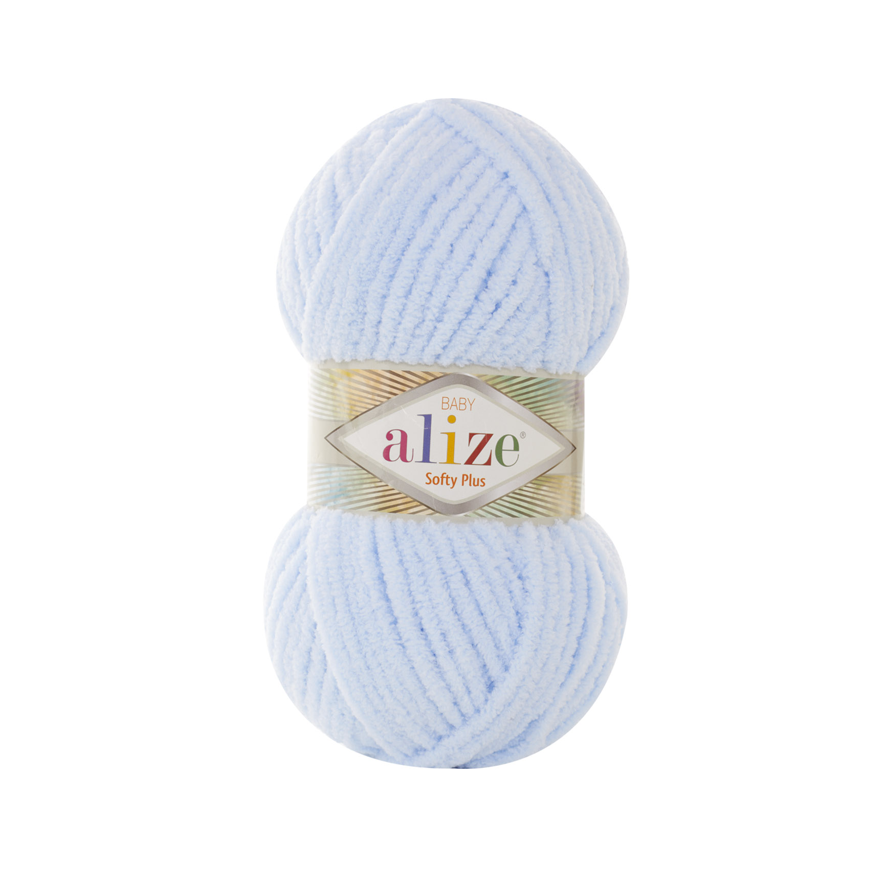Пряжа Alize "Softy Plus" (100гр) цв.183 светло-голубой