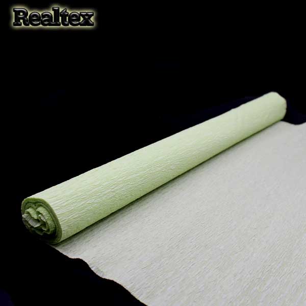 Бумага "креп" для декора Реалтекс цв.20 бл.зеленый