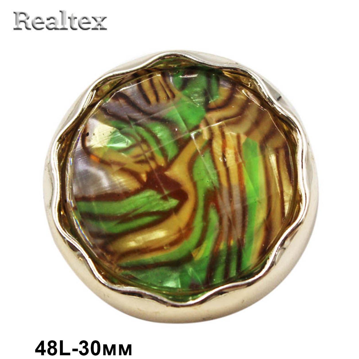 Пуговицы VB 14 48L (10шт) цв.микс/золото