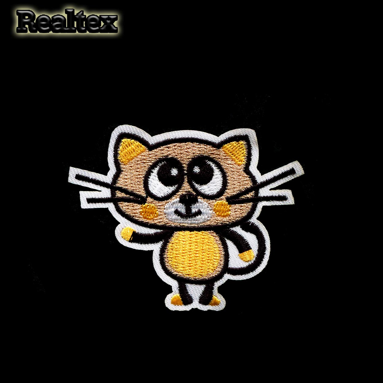  Термоаппликации детские Realtex R-3344 "Кот" цв.бежевый