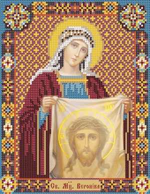 Набор для вышивания бисером НС С 9111 "Св.Мч.Вероника"