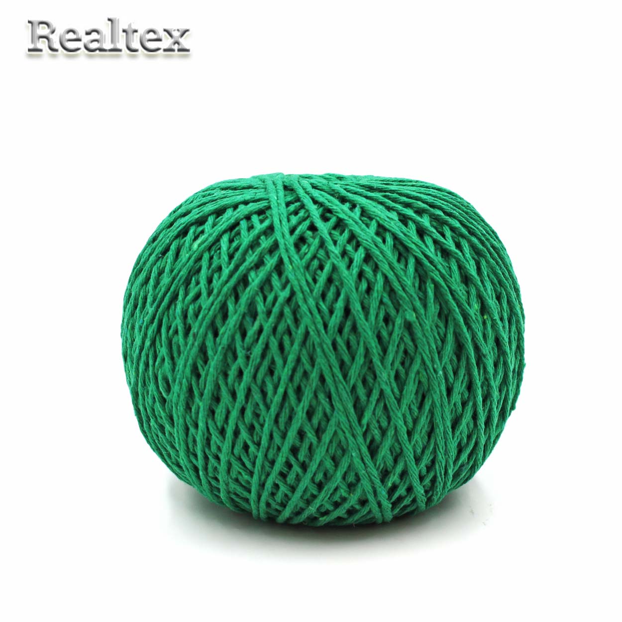 Шпагат хлопчатобумажный ШХ6 1,6мм (200м) цв.03 зеленый