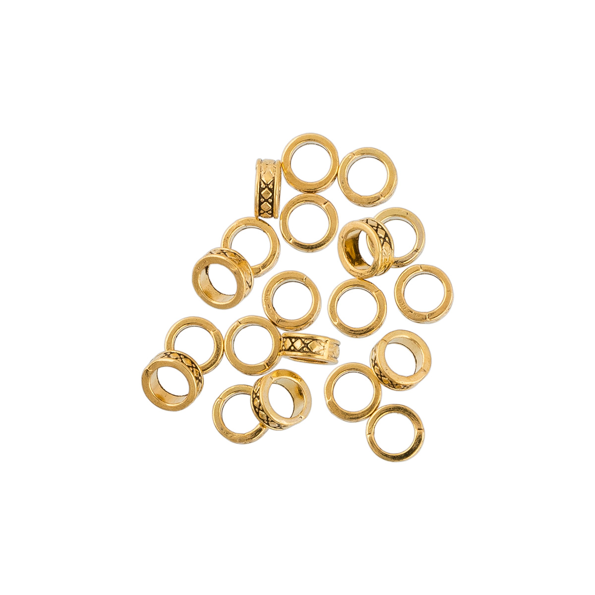 Рондель для бус "Zlatka" MRR-08 цв.02 золото