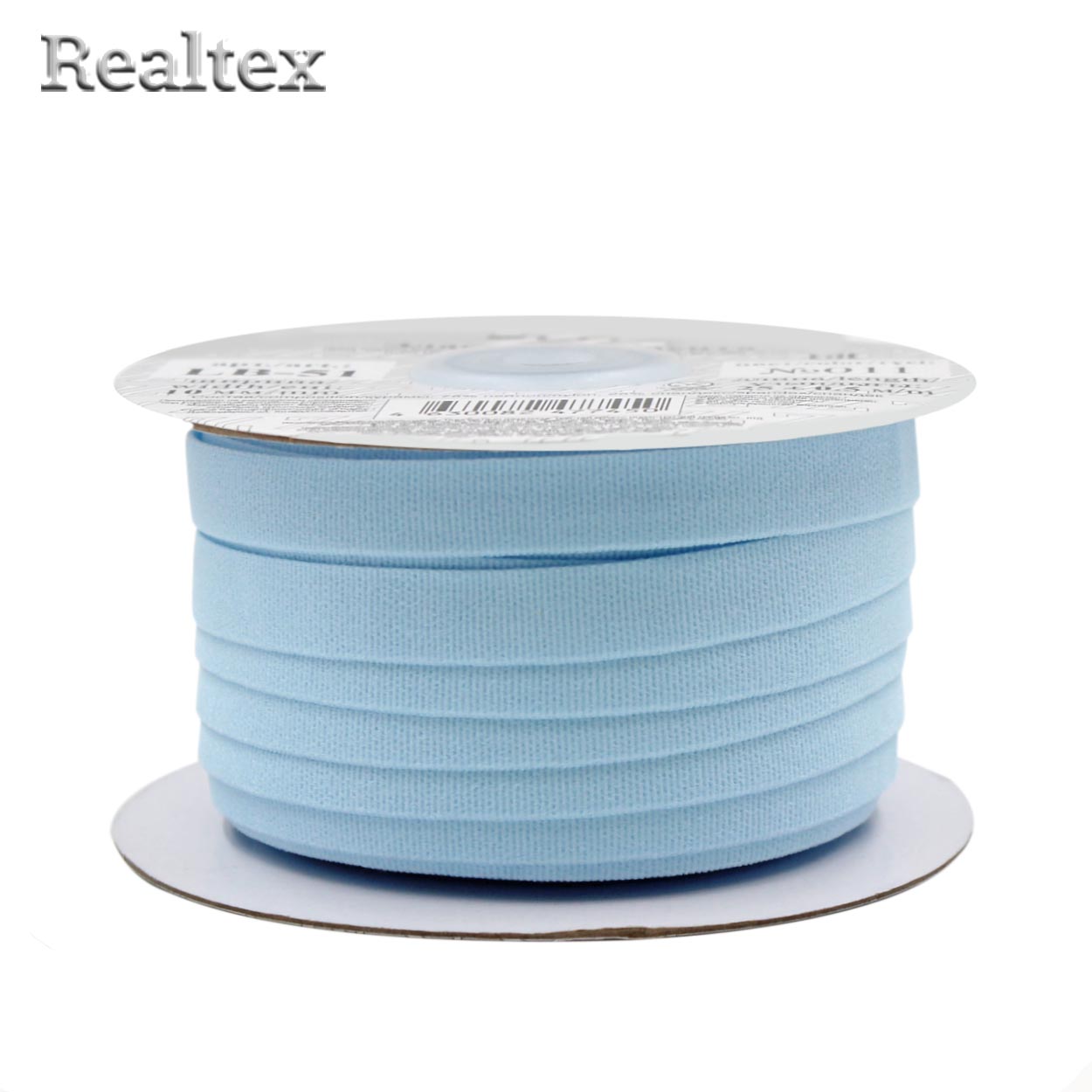 Резинка для бретелей LB-51 10мм "Blitz" (25м) цв.011 голубой