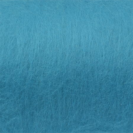 Шерсть для валяния Кардочес "Камтекс" полутонкая (100гр) цв.024 бирюза