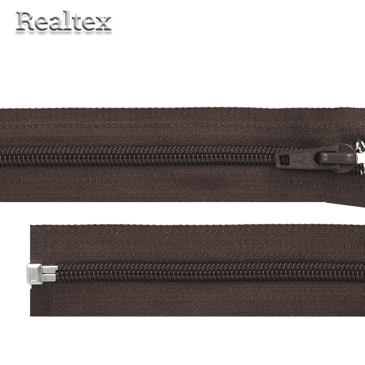 Молния витая G105 Т.5 100см разъемная цв.294 шоколадный