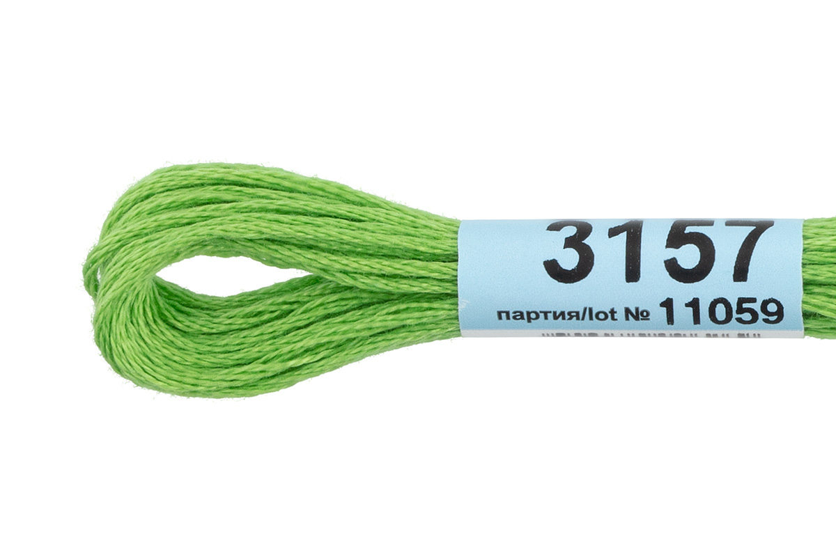 Мулине "Гамма" цв.3157 салатовый