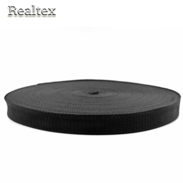  Стропа 25мм TM-25 (50м) цв.черный 9.3