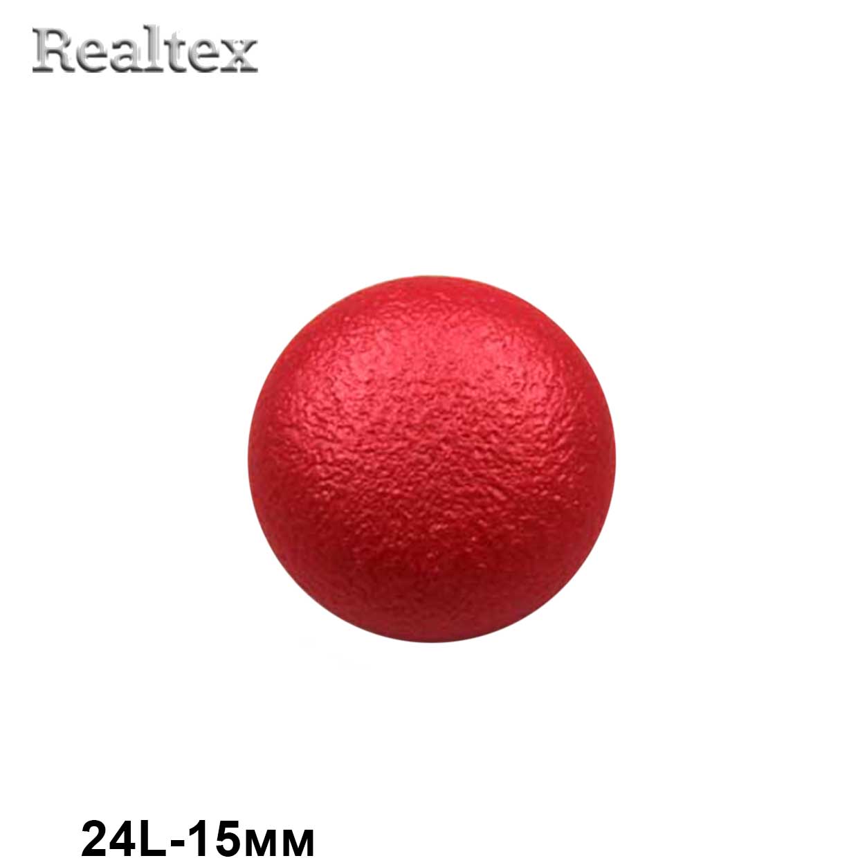 Пуговицы RB z-85 24L (36шт) цв.Red