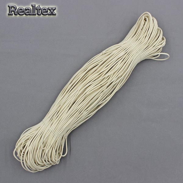 Резинка шляпная 2мм (100м) цв.молочный