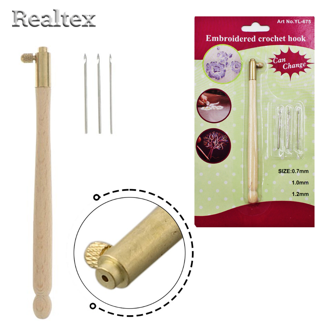 Крючок Люневильский Realtex 0.7-1.0-1,2 мм 