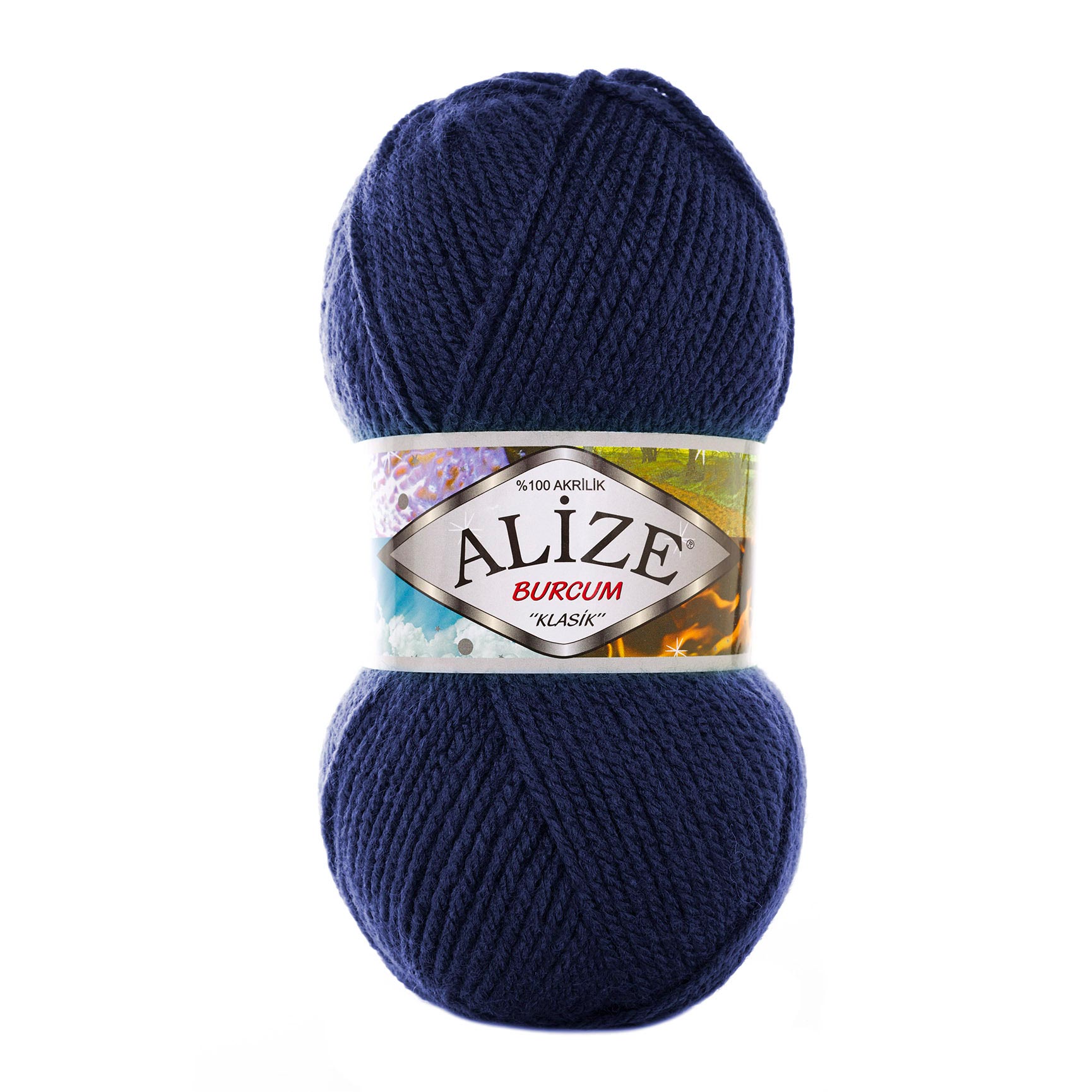 Пряжа Alize "Burcum Klasik" (100гр) цв.279 джинс