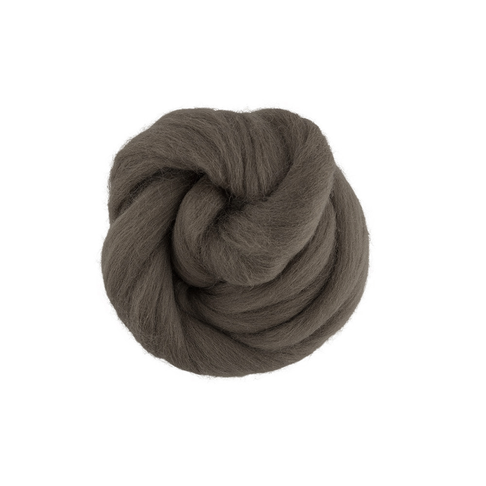 Шерсть для валяния TFS-050 полутонкая (50гр) цв.0214 маренго