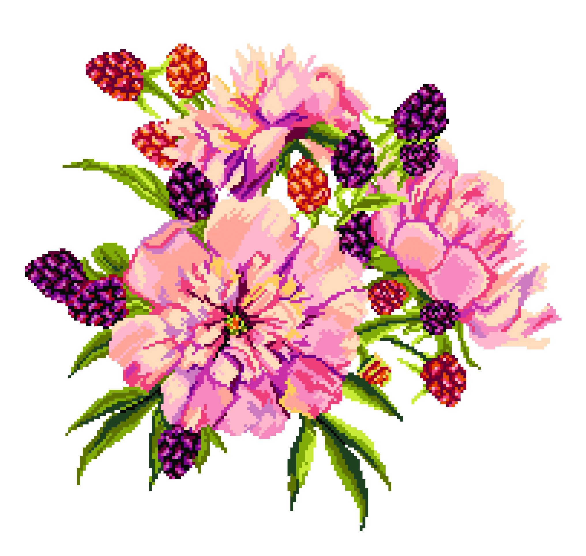 Рисунок на канве МП №1894 "Гармония" 41х41см