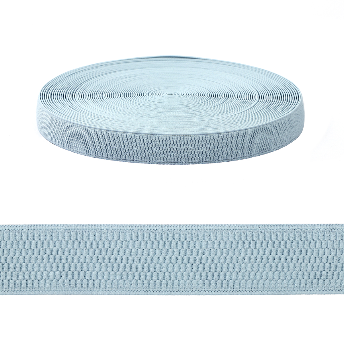Резинка помочная 25мм (25м) цв.901S голубой