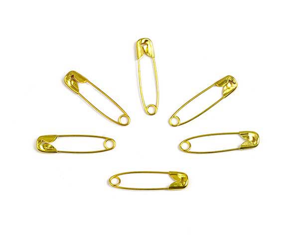 Булавки английские RS №000 (1000шт) цв.латунь