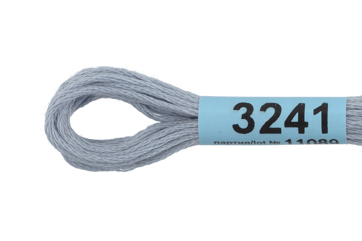 Мулине "Гамма" цв.3241 серо-голубой