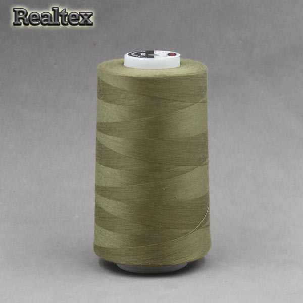 Нитки МАХ 40/2 (5000ярд) цв.492 серо-оливковый 