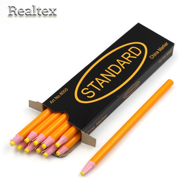 Карандаш Реалтекс самозатачивающийся, меловой цв.желтый