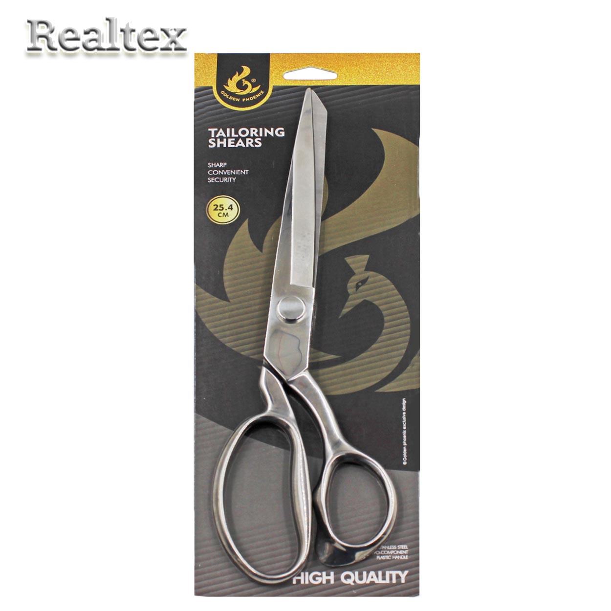 Ножницы Realtex Premium 7810 №10 портновские профессиональные 250мм