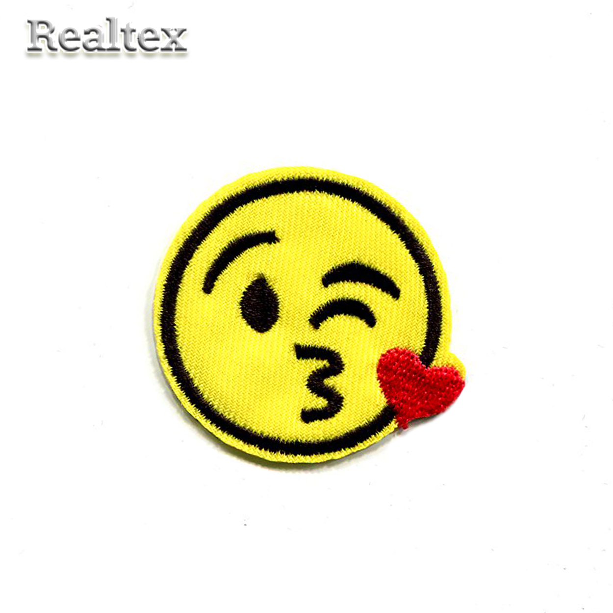  Термоаппликации детские Реалтекс S-2965 "Смайлик" цв.желтый