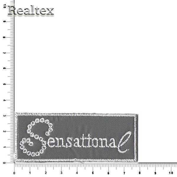 Термоаппликации 13791Р "Sensational" цв.серый 