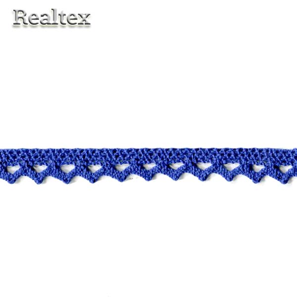 Кружево вязаное  10мм 10.01.075 цв.23 василек